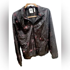 Adidas nylon sweat suit